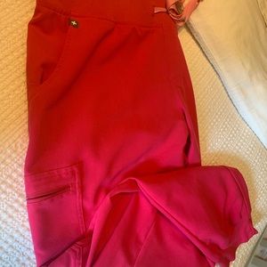 FIGS Limited Edition Hot Pink Joggers